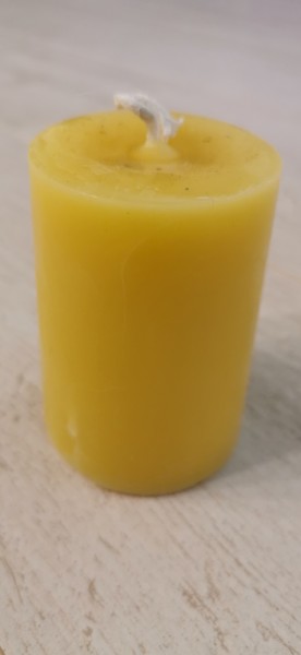 Bienenwachskerze rund 8 cm